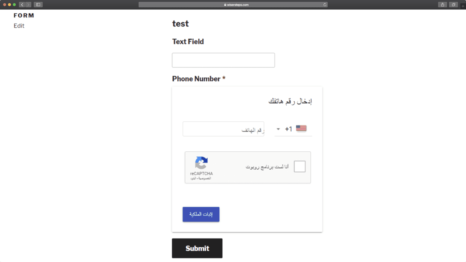 Free SMS OTP Verification for Gravity Forms project screenshot 3