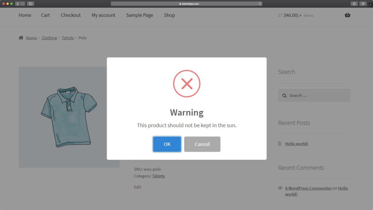 Product Warnings & Disclaimers project screenshot 3