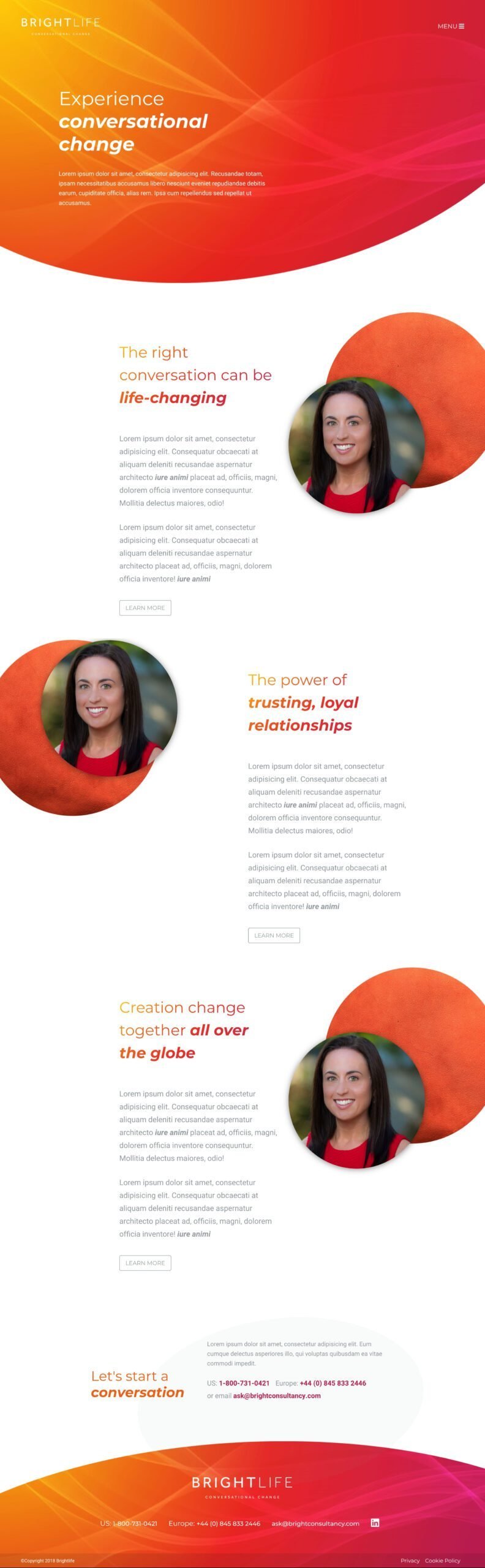 Brightlife project screenshot 1